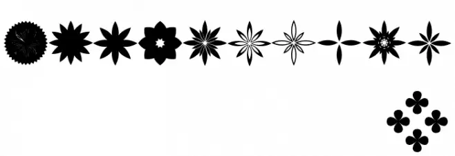Mandalas Font OTHER CHARS