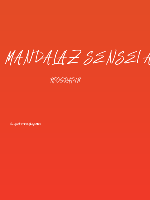 Mandalaz Sensei Alternate Demo Poster