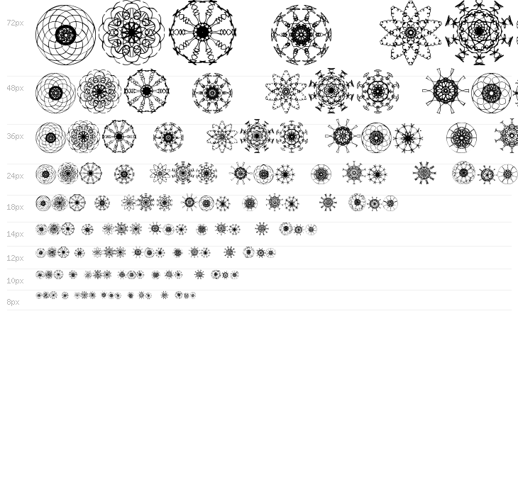 Mandalesque Waterfall