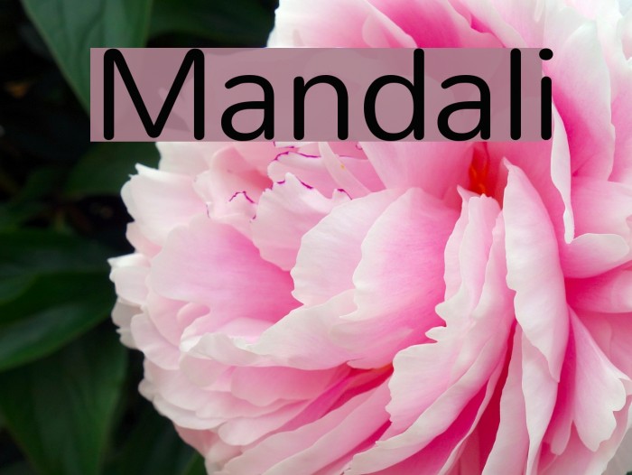 Mandali Font examples