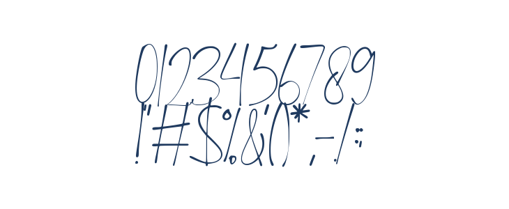 Mandalika Indonesia Signature Other Characters