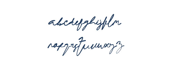Mandalika Indonesia Signature Lowercase