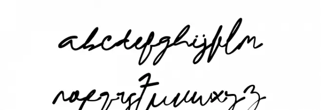 Mandalika Indonesia Signature Fuentes MINÚSCULAS