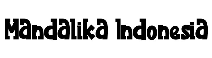 Mandalika Indonesia  Free Fonts Download