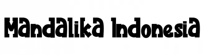 Mandalika Indonesia  フリーフォントのダウンロード