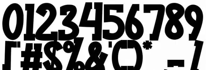 Mandalika Indonesia Font OTHER CHARS