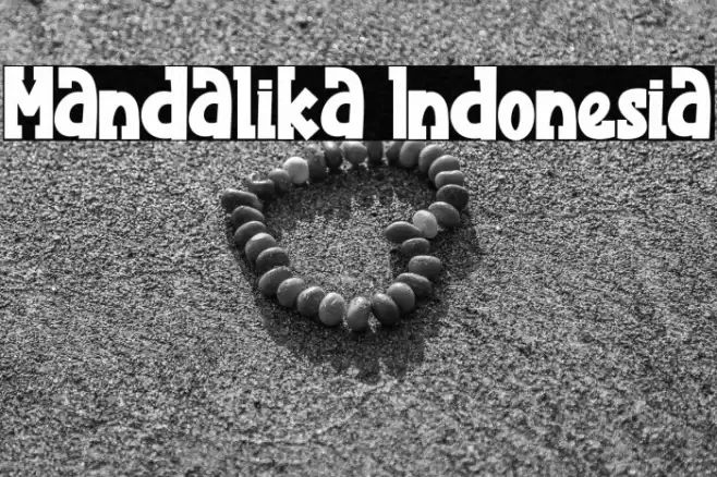 Mandalika Indonesia Font examples