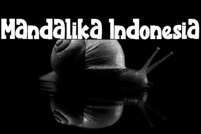 Mandalika Indonesia Font examples
