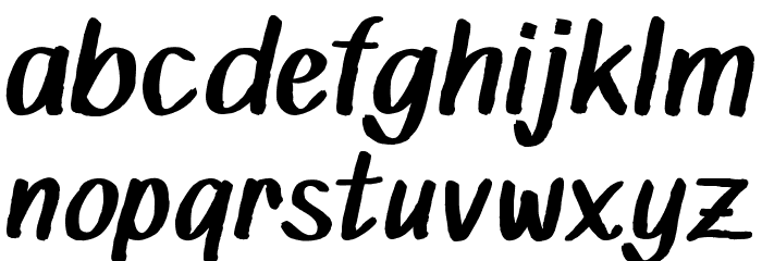 Mandalika Font LOWERCASE