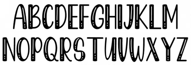 Mandalli Font Litere mari