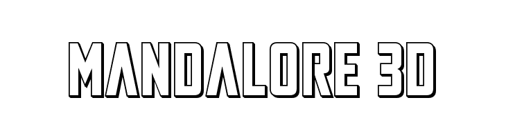 Mandalore 3D  Fuentes Gratis Descargar