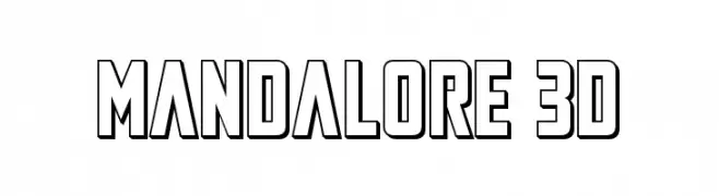 Mandalore 3D  Frei Schriftart Herunterladen