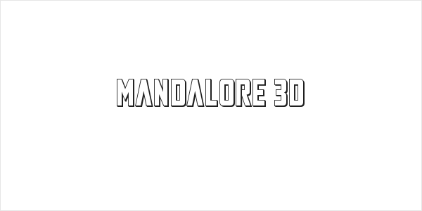 Mandalore 3D Logo