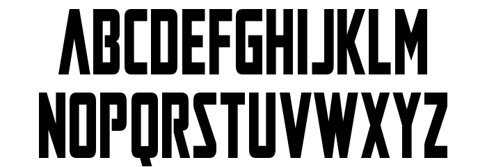 Mandalore Condensed Font LOWERCASE