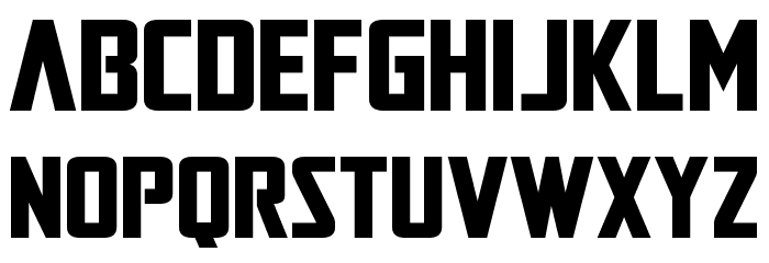 Mandalore Expanded Font LOWERCASE