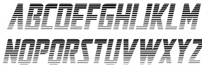 Mandalore Gradient Italic Шрифта строчной