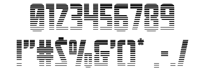 Mandalore Gradient Font OTHER CHARS