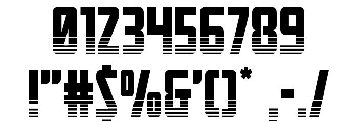 Mandalore Halftone Font OTHER CHARS