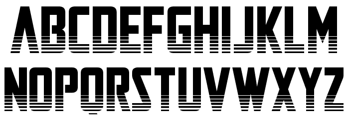 Mandalore Halftone Font LOWERCASE