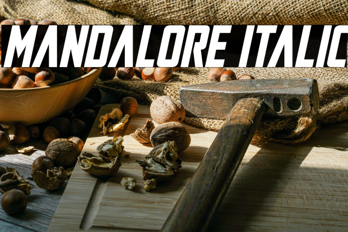 Mandalore Italic Example 2