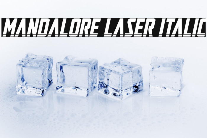 Mandalore Laser Italic Example 2