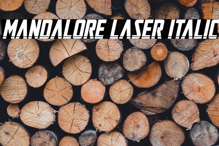 Mandalore Laser Italic Example 3