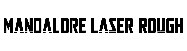 Mandalore Laser Rough  Fuentes Gratis Descargar