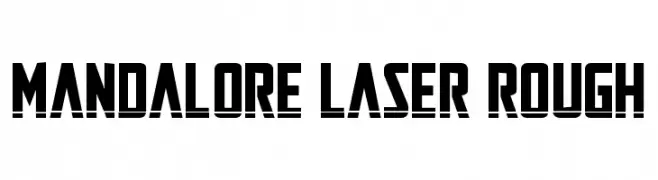 Mandalore Laser Rough  Free Fonts Download