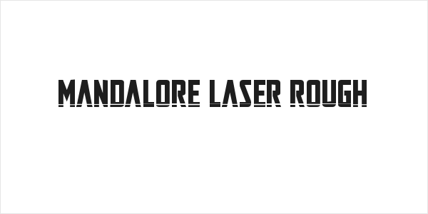 Mandalore Laser Rough Logo