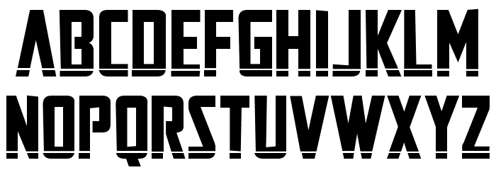 Mandalore Laser Rough Font LOWERCASE