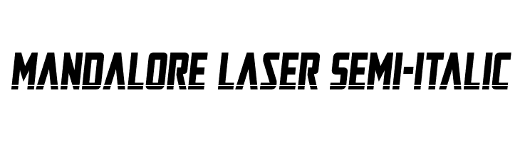 Mandalore Laser Semi-Italic  Free Fonts Download