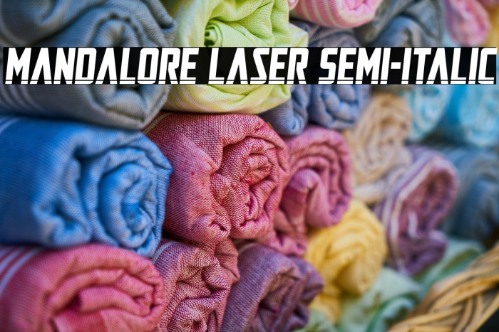 Mandalore Laser Semi-Italic Example 2