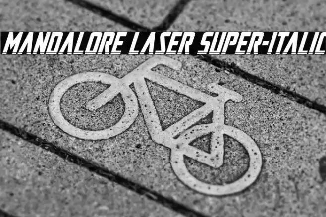 Mandalore Laser Super-Italic Font examples