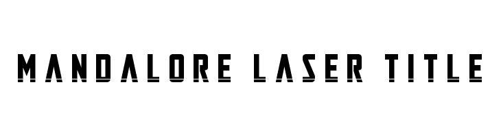 Mandalore Laser Title  Descarca Fonturi Gratis