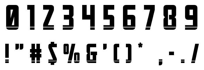 Mandalore Laser Title Font OTHER CHARS