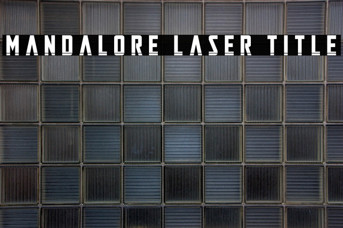 Mandalore Laser Title Example 2