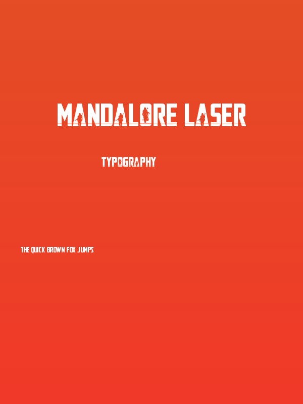 Mandalore Laser Poster