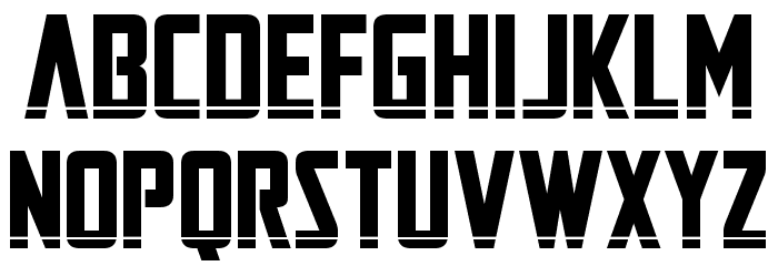 Mandalore Laser Font LOWERCASE