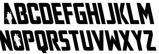 Mandalore Leftalic フォント 大文字