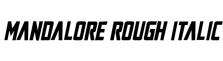 Mandalore Rough Italic  Free Fonts Download