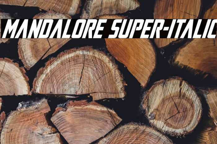 Mandalore Super-Italic Example 1