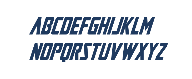 Mandalore Super-Italic Lowercase