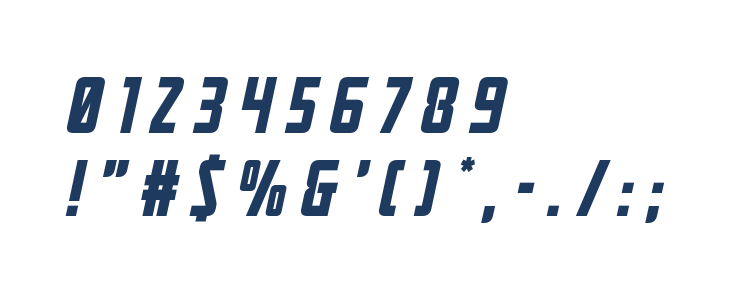 Mandalore Title Italic Other Characters