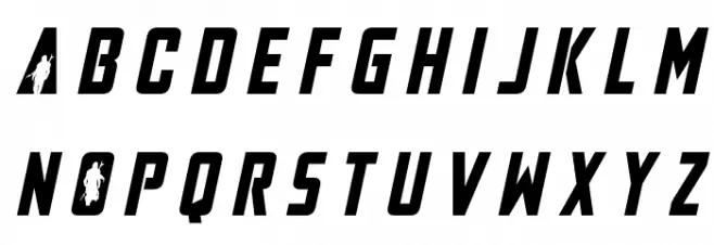 Mandalore Title Italic Schriftart Groß