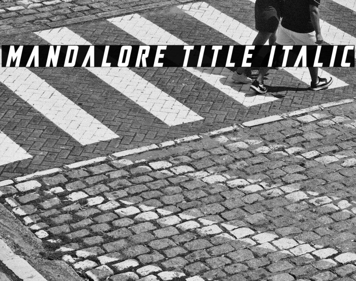 Mandalore Title Italic Example 1