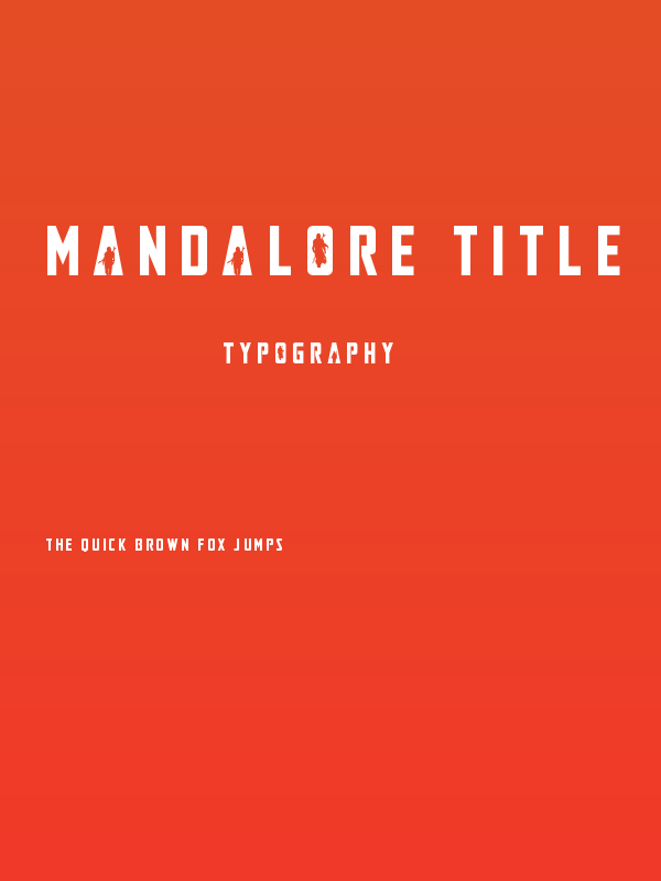 Mandalore Title Poster