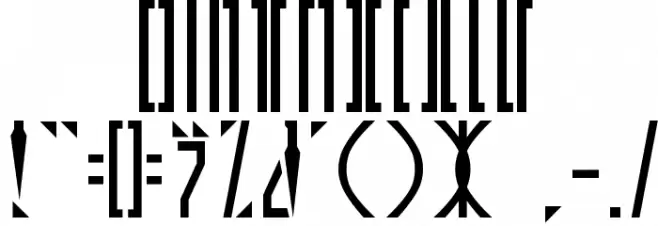 Mandalorian Font OTHER CHARS
