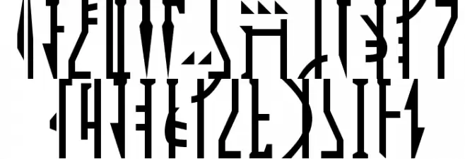 Mandalorian Schriftart Groß
