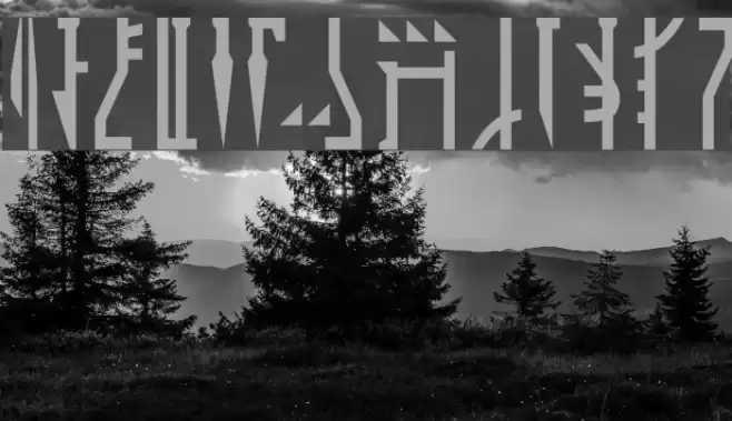 Mandalorian Font examples