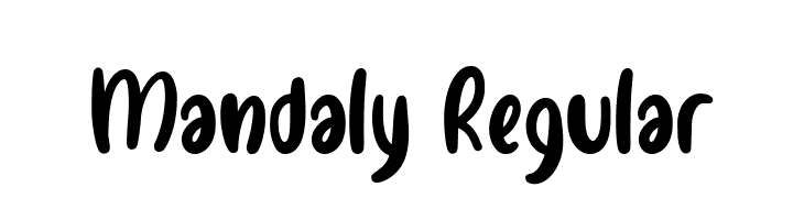 Mandaly Regular  font caratteri gratis